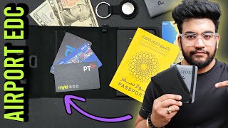 Ultra Safe Passport Wallet 🔒  COMPLETE Guide to Traveller EDC for Airport ✈️ [upl. by Aicertap]