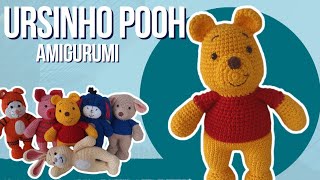 Ursinho Pooh amigurumi passo a passo Turma completa do ursinho Pooh amigurumi [upl. by Islek407]