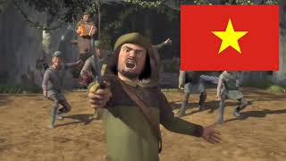 Shrek  merry men Robin hood song  Vietnamese [upl. by Eelannej531]