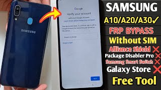 Samsung A10A20A30 FRP Bypass Android 11  Samsung Google Lock Remove FREE Tool 2024 [upl. by Amehr]