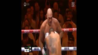 Usyks Drops Fury  Brilliant Adjustment  Usyk vs Fury [upl. by Burdett]