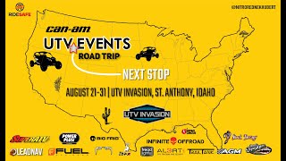 canam utv events road trip UTV Invasion [upl. by Arbmahs]