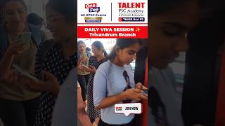 VIVA Session 🔥 TRIVANDRUM BRANCH  Talent PSC Academy viva psctalent [upl. by Colver]