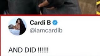 Cardi B says she got her Lick back‼️ amp Now Offset is Upset Threatening Her 😳 [upl. by Inanaup]