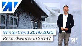 Rekordwinter in Sicht Der aktuelle Wintertrend 20192020 [upl. by Arataj909]