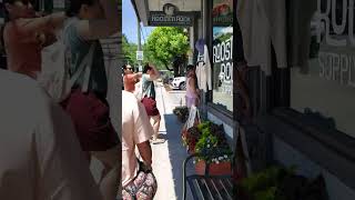 Walking Shopping in downtown Blowing Rock NC [upl. by Ahsemrac]