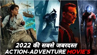 TOP 10 Best Action Adventure Movies So Far  New Hollywood Action Adventure Movies Released in 2022 [upl. by Sirrap]