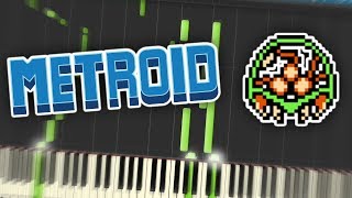 Metroid  Brinstar Piano Tutorial Synthesia [upl. by Reisinger]