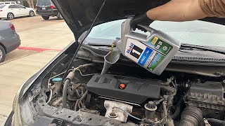 How to change your car Engine oil and filter Honda and Toyota [upl. by Suoicserp]