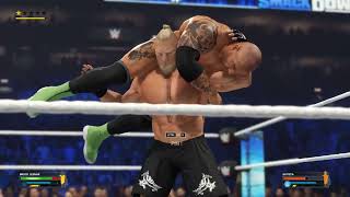 F5 by the Beast Brock Lesnar agains Batista on WWE Smackdown 2K23 champion fight [upl. by Madora]