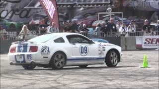 SEMA Las Vegas  Mustang drift ride alongs [upl. by Oram]