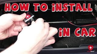 GPS Tracker for car Installation How to No monthly fee [upl. by Nodmac]