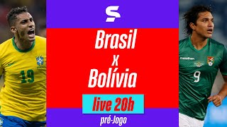 BRASIL X BOLÍVIA  PRÉJOGO AO VIVO COM IMAGENS  ELIMINATÓRIAS DA COPA 2026  sportv [upl. by Halle]