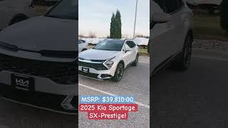 2025 Kia Sportage SXPrestige AWD  Wolf Gray [upl. by Airamalegna577]