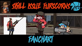 Skill Issue Furscorns Remix V2 FANCHART  Fanmade Vs Mann Co Remix [upl. by Hilarius]