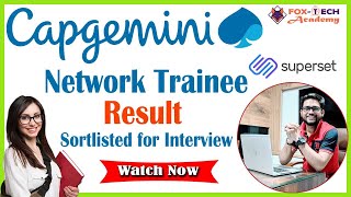 Capgemini Network Trainee Result  Capgemini Network Trainee Interview  Capgemini off campus hiring [upl. by Grefe671]