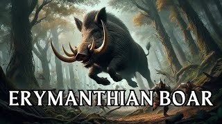 Erymanthian boar  Greek mythological beast  Fourth Labour of Hercules  Greek Mythology [upl. by Miles]