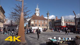 StocktononTees Walk Town Centre【4K】 [upl. by Fayola]