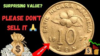 Surprising Value of 1997 Malaysia 10 Sen Coin [upl. by Dibru]