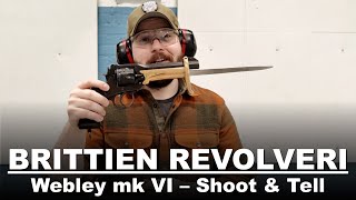 Webley mk VI sotarevolveri  ShootampTell [upl. by Esma]