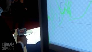 ISE 2015 Screenline Demonstrates the ScreenApp Interactive Classroom Screen [upl. by Nerra]