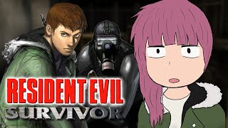 RESIDENT EVIL SURVIVOR é BIZARRO  História Completa COM SPOILERS [upl. by Hsirehc]