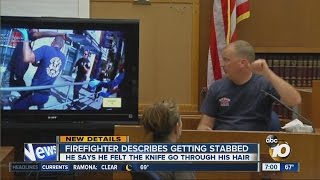 Firefighter describes getting stabbed [upl. by Tuttle348]