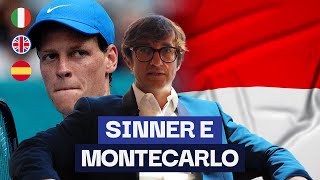 Sinner e Montecarlo sinner tennis montecarlo [upl. by Lesser589]