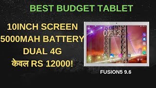 Fusion5 4g calling Tablet PC Unboxing Review Long Term Review  Fusion 5 96 Hindi [upl. by Ewart]