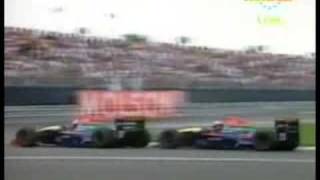 1992Gilles VilleneuveGachot and Katayama Crash [upl. by Nuhsal]