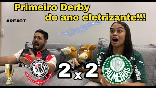 REACT REAÇÕES CORINTHIANS x PALMEIRAS [upl. by Eelyah378]