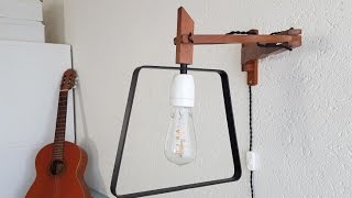 Een schaarlamp opknappen DIY [upl. by Siryt]