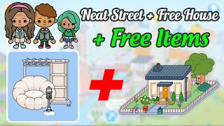 Neat Street Apartment  Free Item in Small House  Toca House Ideas  Toca Amore TV [upl. by Nivahb]