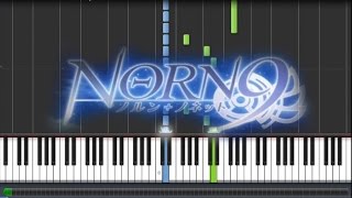 【GAME PSP】 Norn9 Norn  Nonet  ノルンノネット Opening  Melee Piano Synthesia Tutorial  Sheet [upl. by Laresa]