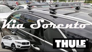 Roof rack bar THULE Wingbar Evo for Kia Sorento [upl. by Germano]