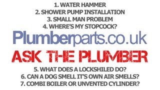 ASK THE PLUMBER 03  Plumbing Tips [upl. by Stanford]