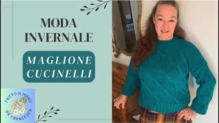 Moda Invernale — MAGLIONE CUCINELLI — Tutorial passo passo [upl. by Deedee]