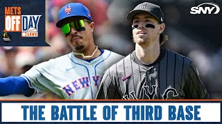 Does Mark Vientos deserve more playing time than Brett Baty at third  Mets Off Day Live  SNY [upl. by Dugan]