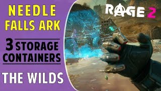 All Storage Containers Location  Needle Falls Ark The Wilds  RAGE 2 [upl. by Saundra]