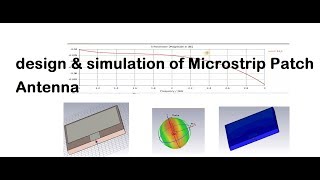 How to design amp simulation of Microstrip Patch Antenna in CST studio suite [upl. by Clifton]