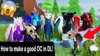 HOW TO MAKE AN OC  PART 2  Roblox  Dragons Life [upl. by Kriste]