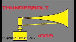 Federal Signal Thunderbolt 1003  HiLo Synth [upl. by Ainaznat]