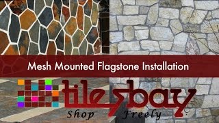 How to install a Mesh Mounted Flagstone [upl. by Mozart520]