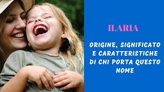 Ilaria origine e significato di questo nome [upl. by Knowland62]