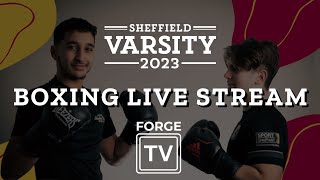 Sheffield Varsity 2023 LIVE Boxing [upl. by Ahsiekahs]