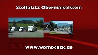 Wohnmobil  Stellplatz Obermaiselstein Allgäu  womoclickde [upl. by Yrrej]