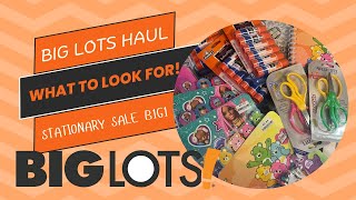 Big Lots Stationary Sale  B1G1 free August 2024 [upl. by Kirven51]