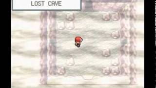 Pokemon Leaf Green  The Lost cave walkthrough [upl. by Alliuqat954]