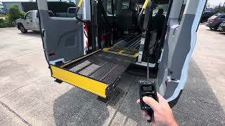 2016 Ford Transit 350 Handicap Van BraunAbility Heavy Duty Lift [upl. by Sutherlan]