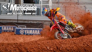 SuperMotocross Playoff 1 Press Day 2024  TWMX First Look [upl. by Gauldin]